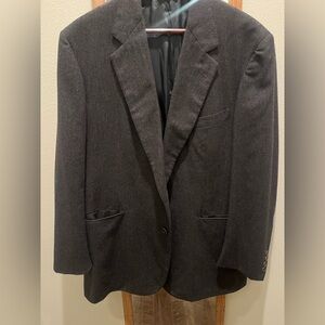 Brooks brothers wool blazer dark grey 42R